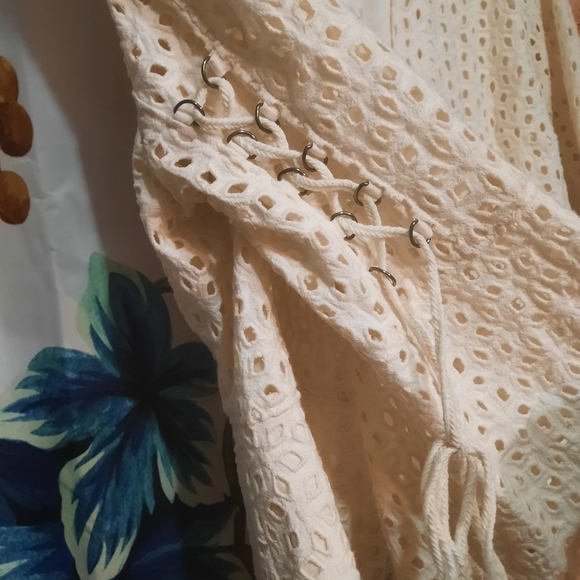 💎[Free People] Eyelet lace bell sleeve blazer. - Picture 7 of 9